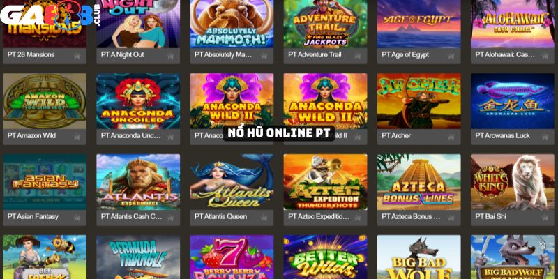 Nổ hũ online PT